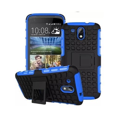 Stødfast Cover med stativ HTC Desire 526G : farve - hvid