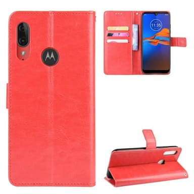 Wallet 3-kort til Motorola Moto E6 Plus (XT2025-2)  - brun