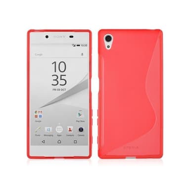 S-Line Silicone Cover til Sony Xperia Z5 Premium (E6853) : farve - rød
