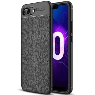 Lædermønstret silicone cover Huawei Honor 10 (COL-AL10)  - rød