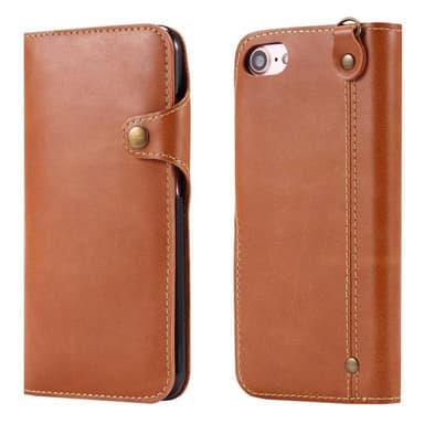 Retro Wallet Apple iPhone 7 / 8 / SE (4.7")  - Lysebrun
