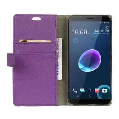 Wallet 2-kort til HTC Desire 12  - lyserød