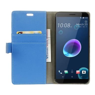 Wallet 2-kort til HTC Desire 12  - lyserød