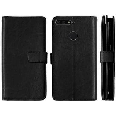 Dobbelt Flip Flexi 9-kort Huawei Y9 2018 (FLA-LA10)  - brun