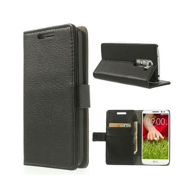 Wallet 2-kort til LG G2 (D802)  - brun