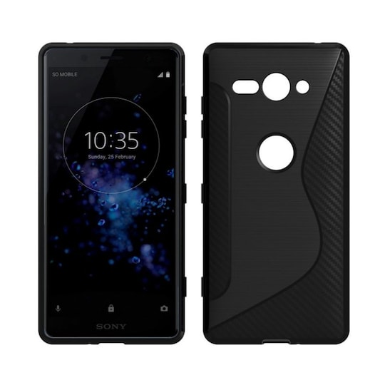 S-Line Silicone Cover til Sony Xperia XZ2 Compact (H8324)  - blå