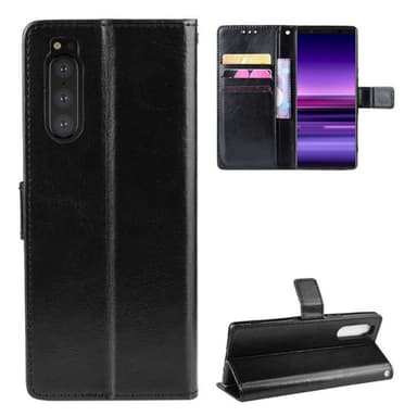 Wallet 3-kort til Sony Xperia 5 (J8210)  - sort