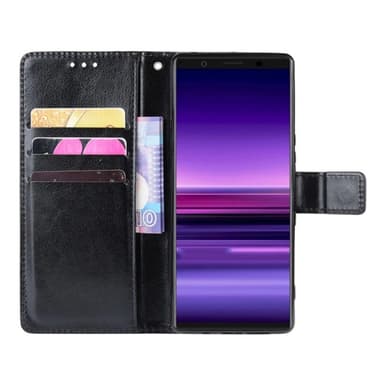 Wallet 3-kort til Sony Xperia 5 (J8210)  - sort
