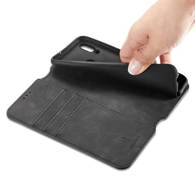 DG-Ming Wallet 3-kort til Huawei P Smart 2019 (POT-LX1)  - rød