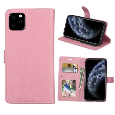 Wallet 3-kort til Apple iPhone 11 Pro (5.8 ")  - lys rosa