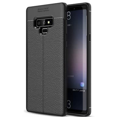 Lædermønstret silicone cover Samsung Galaxy Note 9 (SM-N960F)  - rø