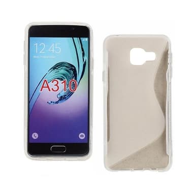 S-Line Silicone Cover til Samsung Galaxy A3 2016 (SM-A310F) : farve - gennemsigtig