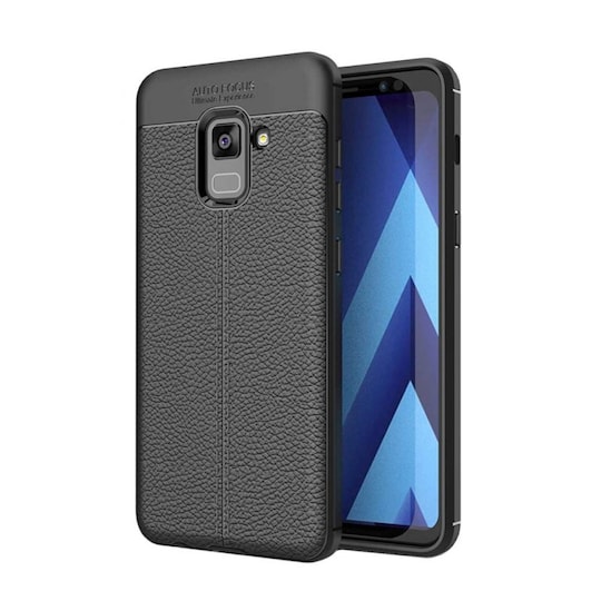 Lædermønstret silicone cover Samsung Galaxy A6 Plus 2018 (SM-A610F)