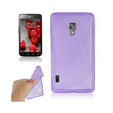 S-Line Silicone Cover til LG Optimus L7 II (P710) : farve - gennemsigtig