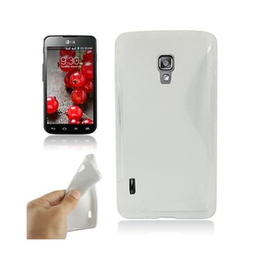 S-Line Silicone Cover til LG Optimus L7 II (P710) : farve - gennemsigtig