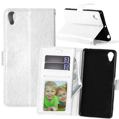 Wallet 3-kort til Sony Xperia XA (F3111)  - hvid