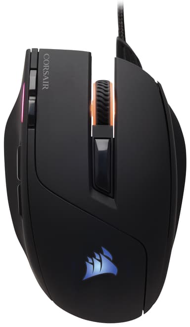 Corsair Sabre RGB 2016 optisk gaming-mus - sort