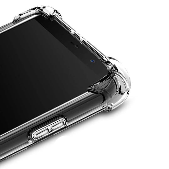 IMAK Shockproof silikone cover til Sony Xperia XZ2 (H8266)  - gennemsi