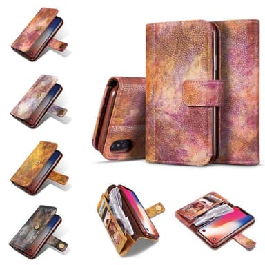 Wallet Forest Vintage Apple iPhone X / Xs  - rød