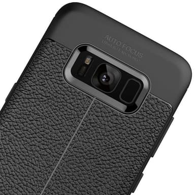 Lædermønstret silicone cover Samsung Galaxy S8 Plus (SM-G955F)  - Gr