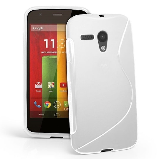 S-Line Silicone Cover til Motorola Moto G (XT1032) : farve - Grå