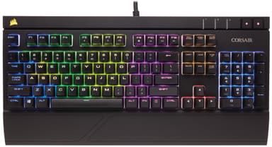 Corsair Strafe RGB Silent gaming tastatur - sort