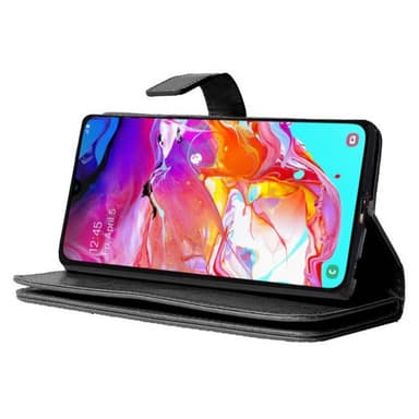 Dobbelt Flip Flexi 9-kort Samsung Galaxy A70 (SM-A705F)  - brun