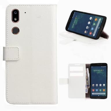 Wallet 2-kort til Doro 8080 (5.7 ")  - hvid