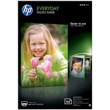 køb HP Everyday fotopapir 10x15 cm - 100 ark