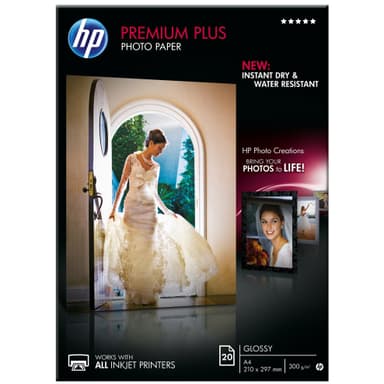 HP Premium fotopapir Plus A4 - 20 ark