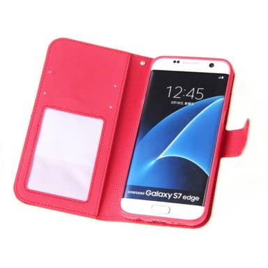 Magnetisk Wallet Samsung Galaxy S7 Edge (SM-G935F)  - hvid