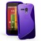 S-Line Silicone Cover til Motorola Moto G (XT1032) : farve - lilla