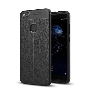 Lædermønstret silicone cover Huawei P10 Lite (WAS-LX1)  - blå