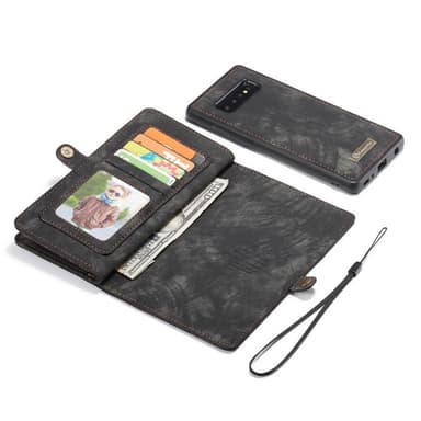 CaseMe Wallet 11-kort Samsung Galaxy S10 Plus (SM-G975F)  - Sort / Gr�