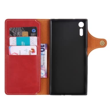 Retro Wallet Sony Xperia XZ / XZs (F8331)  - brun