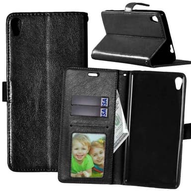 Wallet 3-kort til Sony Xperia XA Ultra (F3211)  - rød