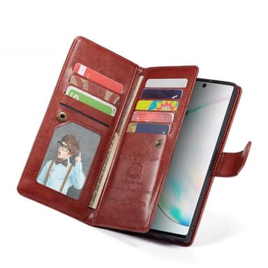 Dobbelt Wallet 2i1 Samsung Galaxy Note 10+ (SM-N975F)  - blå