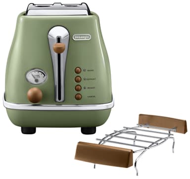 DeLonghi Icona Vintage brødrister CTOV2103 (grøn)