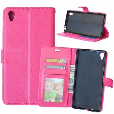 Wallet 3-kort til Sony Xperia Z5 Premium (E6853)  - lyserød