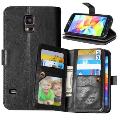 Dobbelt Flip Flexi 9-kort Samsung Galaxy S5 Mini (SM-G800F)