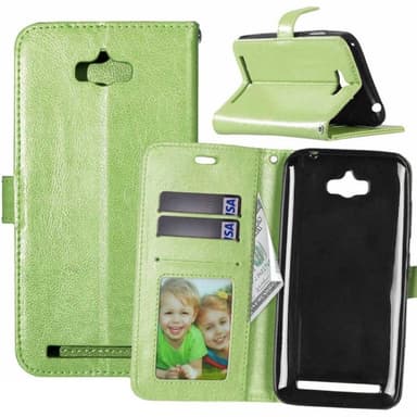 Wallet 3-kort til Asus Zenfone Max (ZC550KL)  - grøn