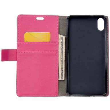 Wallet 2-kort Apple iPhone XS (5.8") : farve - lyserød