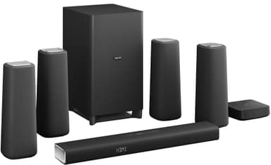 Philips 5.1 hjemmebiograf CSS5530G - sort