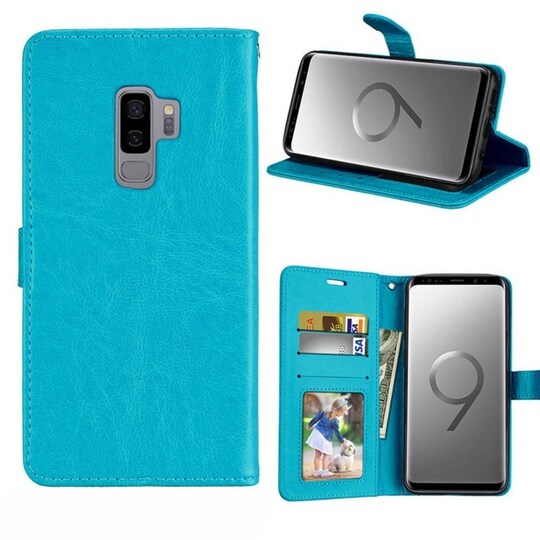 Wallet 3-kort til blå Samsung Galaxy S9 Plus (SM-G965F)