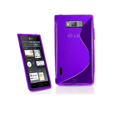 S-Line Silicone Cover til LG Optimus L7 (P700) : farve - lilla