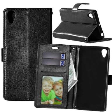 Wallet 3-kort til Sony Xperia XA (F3111)  - sort