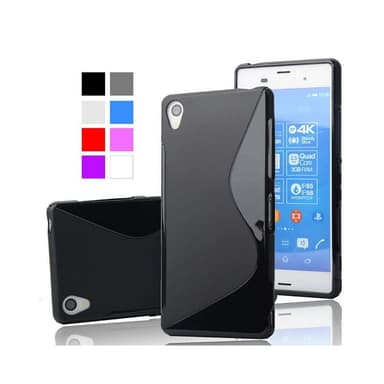 S-Line Silicone Cover til Sony Xperia Z3 + (E6553) : farve - røget