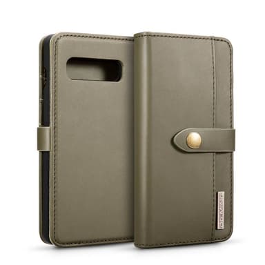 Mobil Wallet DG-Ming Lamb 2i1 Samsung Galaxy S10 (SM-G973F)  - oliven