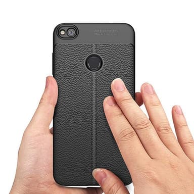 Lædermønstret silicone cover Huawei Honor 8 Lite / Huawei P8 Lite 20
