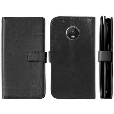 Dobbelt Flip Flexi 9-kort Motorola Moto G5 Plus (XT1683)  - brun